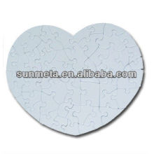 Hot Selling DIY Gift From China Supplier White White Sublimation Printable Puzzle Jigsaw